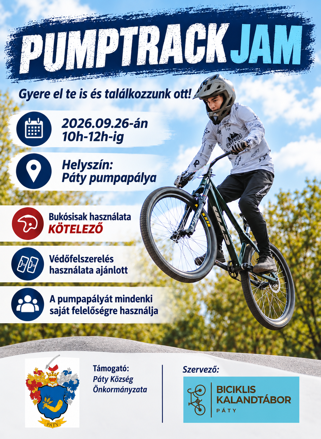 Pumpapálya rendezvény 2026 09 ujplakat